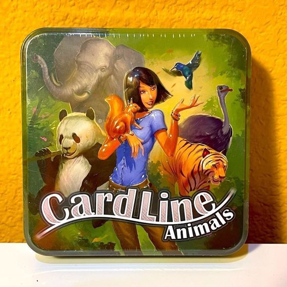 Monolith Other - CARDLINE ANIMALS STRATEGY Card Game w Travel Tin All Ages Educational Family Fun